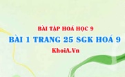 Bài 1 trang 25 SGK Hoá 9: Tính chất Hoá học của Bazơ